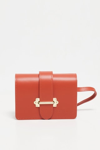 Sac bandoulière en cuir Tory - Orange foncé