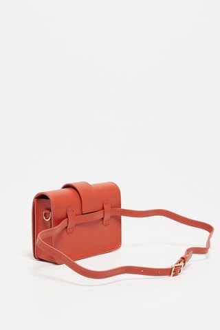 Sac bandoulière en cuir Tory - Orange foncé