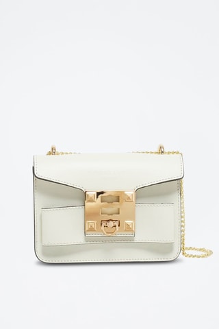 Sac bandoulière en cuir Turner - Blanc