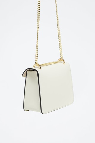 Sac bandoulière en cuir Turner - Blanc