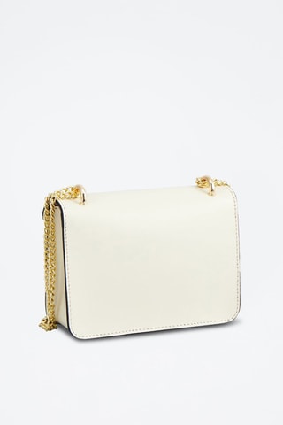 Sac bandoulière en cuir Turner - Blanc