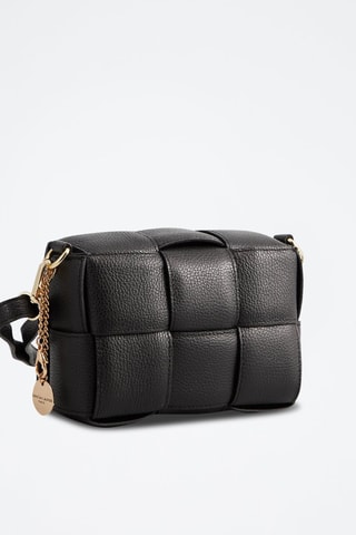 Sac bandoulière en cuir Lea - Noir