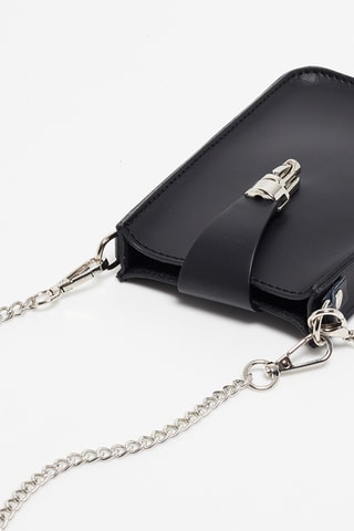 Pochette de téléphone en cuir Taylor - Noir - Noir