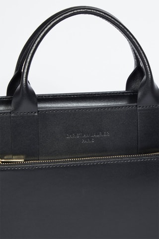 Sac bandoulière en cuir Shaina - Noir
