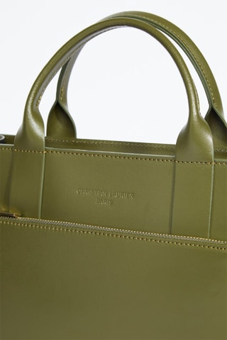 Sac bandoulière en cuir Shaina - Vert