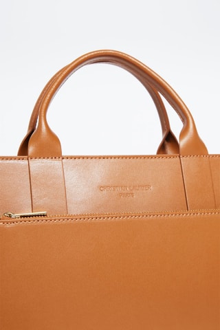 Sac bandoulière en cuir Shaina - Camel