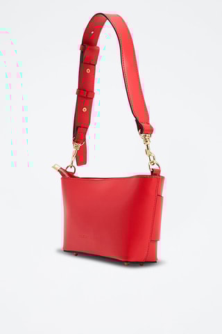 Sac bandoulière en cuir Selah - Rouge
