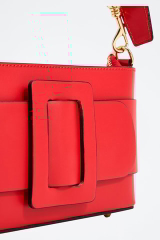 Sac bandoulière en cuir Selah - Rouge