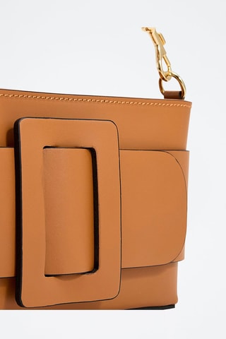 Sac bandoulière en cuir Selah - Camel