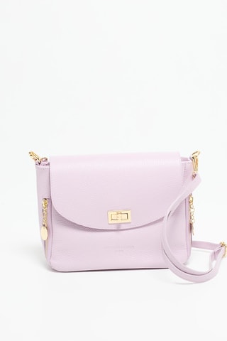 Sac bandoulière en cuir Marion - Violet