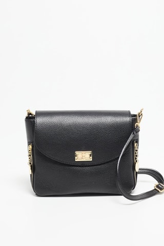 Sac bandoulière en cuir Marion - Noir