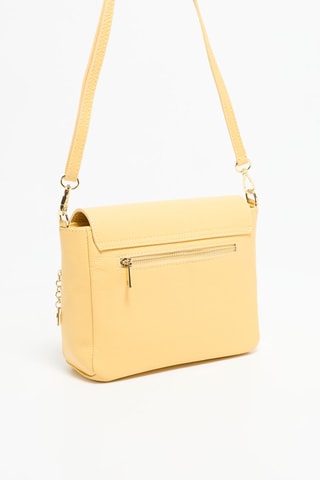 Sac bandoulière en cuir Marion - Jaune