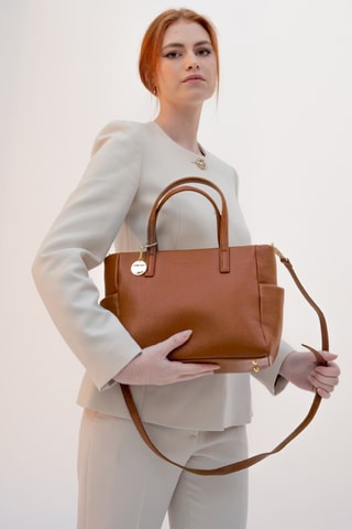 Sac bandoulière en cuir Maeve - Camel