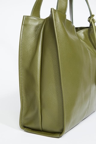 Sac à main en cuir Agathe - Vert