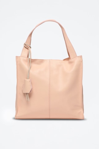 Sac à main en cuir Agathe - Rose clair