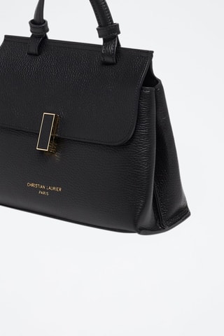 Sac bandoulière en cuir Ciara - Noir