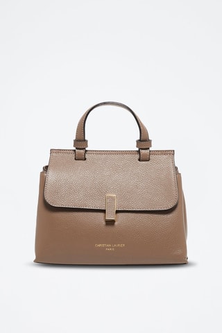 Sac bandoulière en cuir Ciara - Taupe