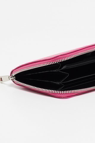 Compagnon en cuir Mony - Fuchsia