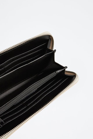 Compagnon en cuir Mony - Beige