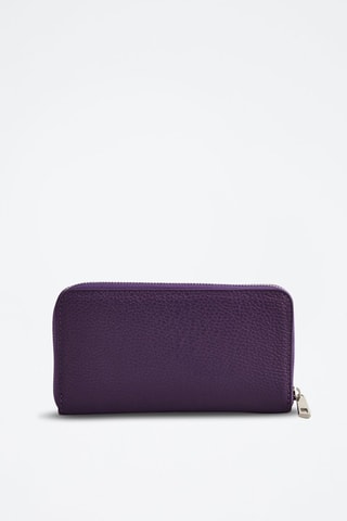 Compagnon en cuir Mony - Violet