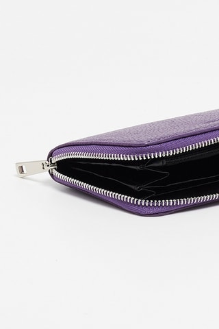 Compagnon en cuir Mony - Violet