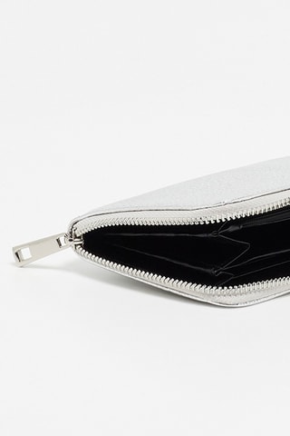 Compagnon en cuir Mony - Argenté