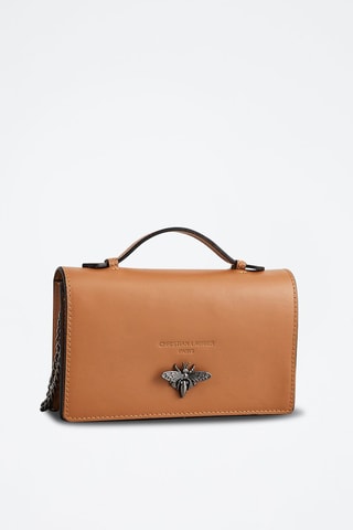 Sac bandoulière en cuir Stacy - Camel