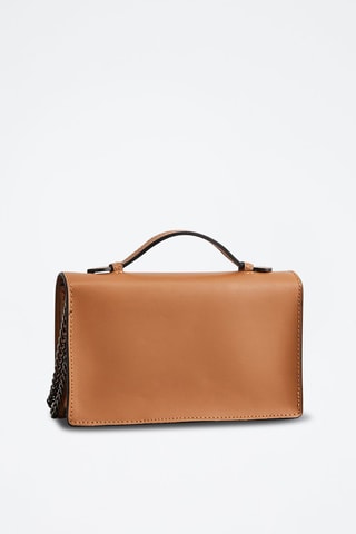 Sac bandoulière en cuir Stacy - Camel