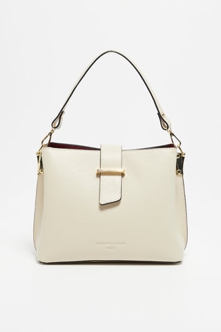 Sac à main en cuir Lessie - Nude