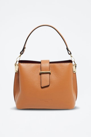 Sac à main en cuir Lessie - Camel