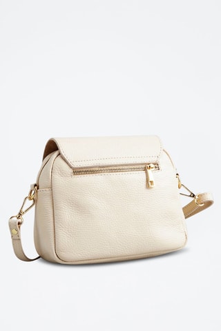 Sac bandoulière en cuir Beeza - Beige