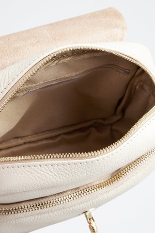 Sac bandoulière en cuir Beeza - Beige