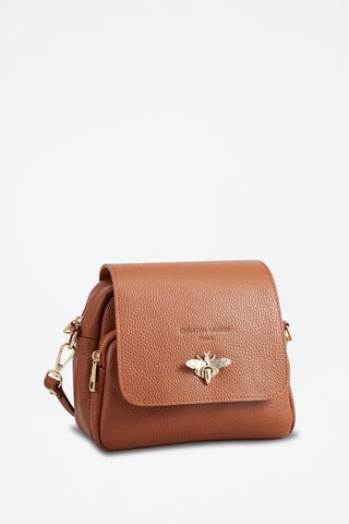 Sac bandoulière en cuir Beeza - Camel