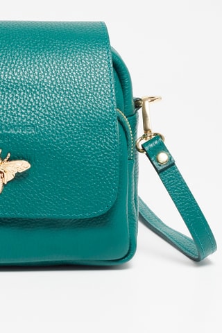Sac bandoulière en cuir Beeza - Vert