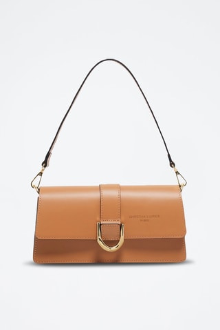 Sac porté épaule en cuir Hazel - Camel