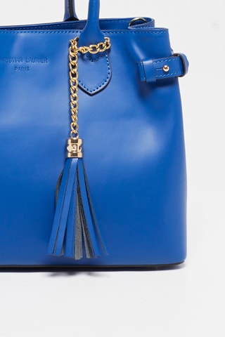 Sac à main en cuir Anita - Bleu