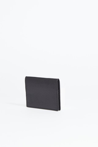 Porte-cartes en cuir Sonia - Noir