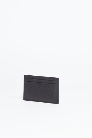 Porte-cartes en cuir Lydia - Noir