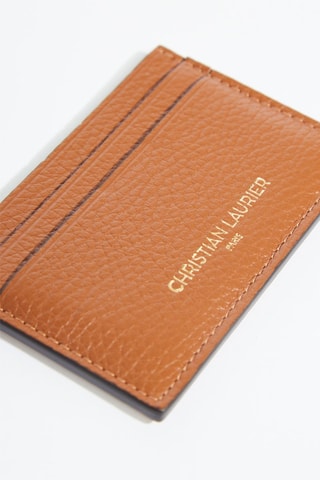 Porte-cartes en cuir Lydia - Camel
