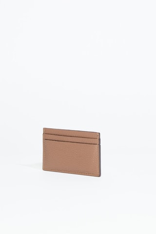 Porte-cartes en cuir Lydia - Taupe