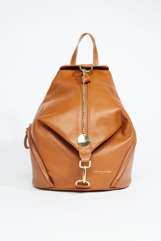 Sac à dos en cuir Racha - Camel