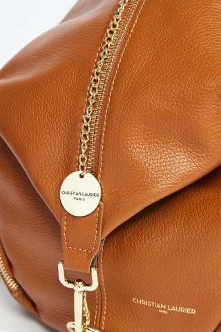 Sac à dos en cuir Racha - Camel