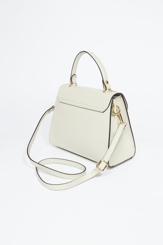 Sac bandoulière en cuir Allana - Blanc