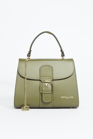 Sac bandoulière en cuir Allana - Vert