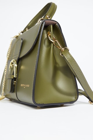 Sac bandoulière en cuir Allana - Vert