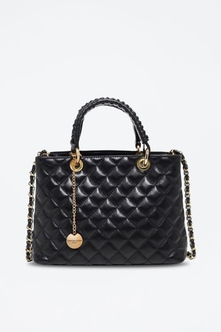 Sac à main en cuir Sofia - Noir