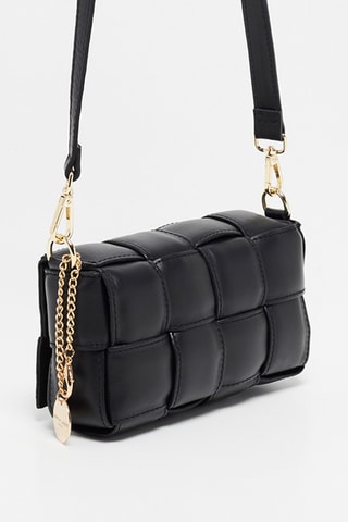 Sac bandoulière en cuir Atta - Noir