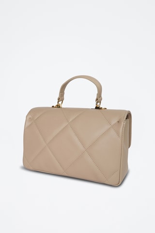 Sac à main en cuir Enya - Taupe clair - Taupe