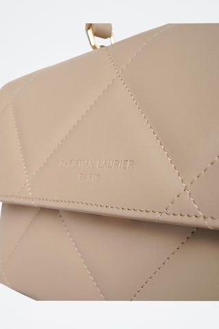 Sac à main en cuir Enya - Taupe clair - Taupe