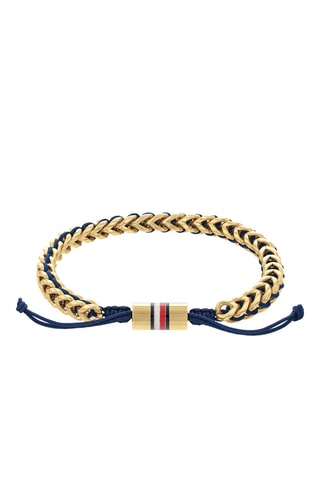 Armband - Goudkleurig en Marineblauw